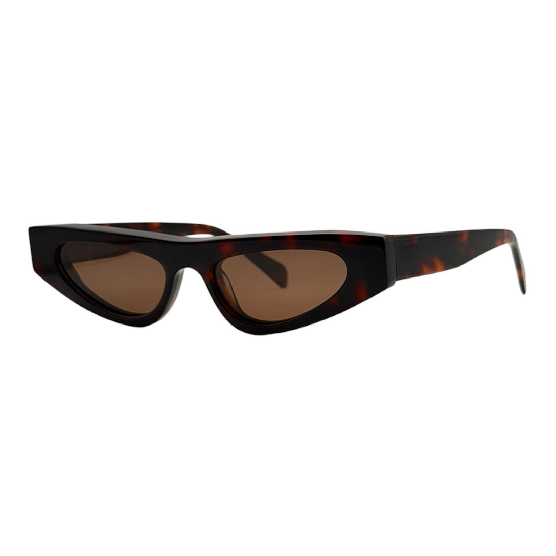Gafas de sol Moodi Nitro rectangulares con montura de carey y lentes polarizadas marrones. Protección UV400.