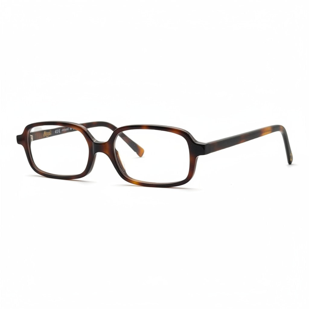 Gafas Moodi Mambo rectangulares de acetato con estampado carey. Ideales para rostros redondos y ovalados.