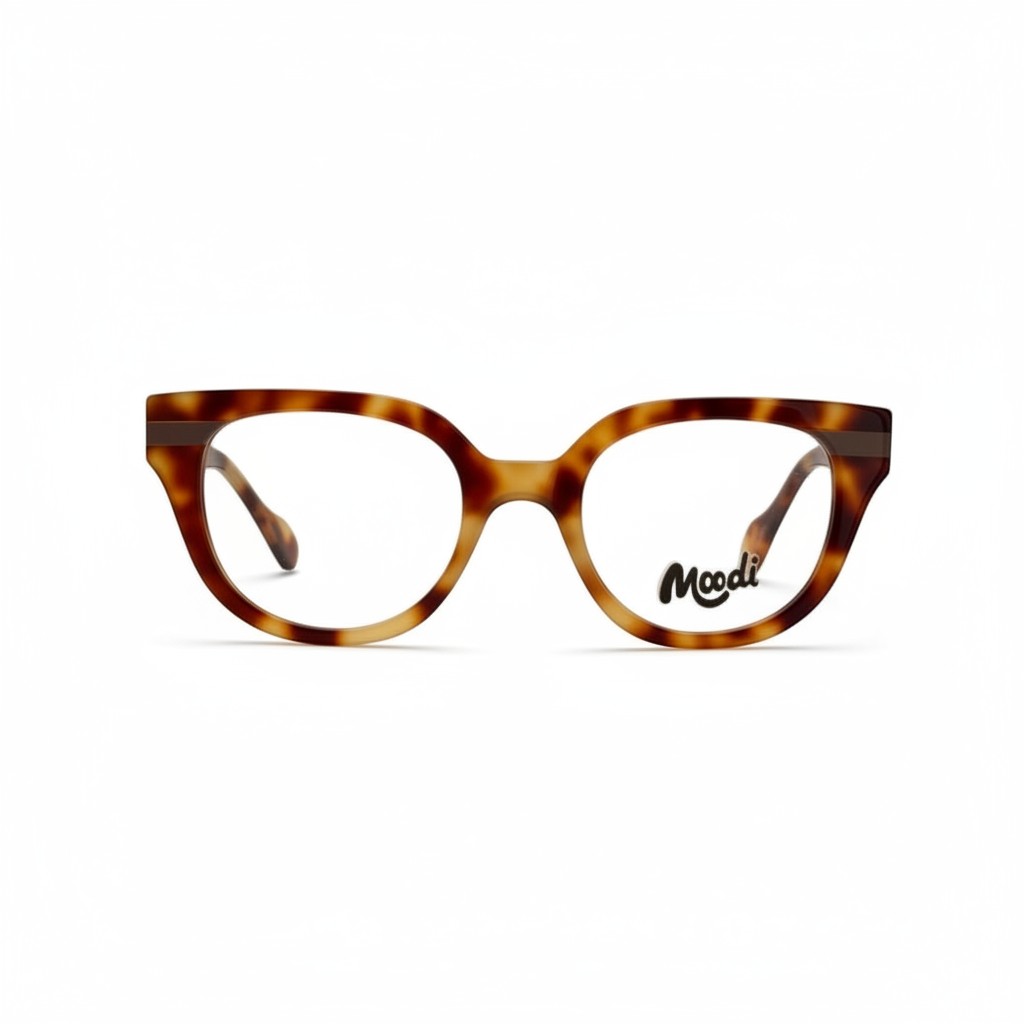 Gafas de pasta Moodi modelo Paquita con estampado de carey y forma cuadrada.